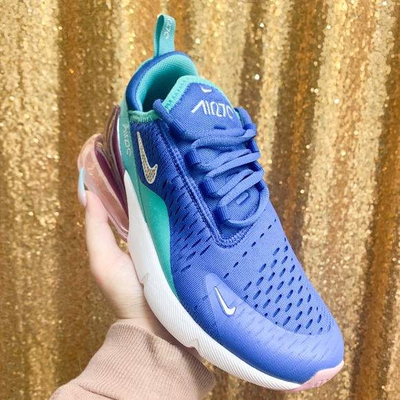 Lilac & Turquoise Nike Air Max 270’s 💜 - Picture 3 of 4